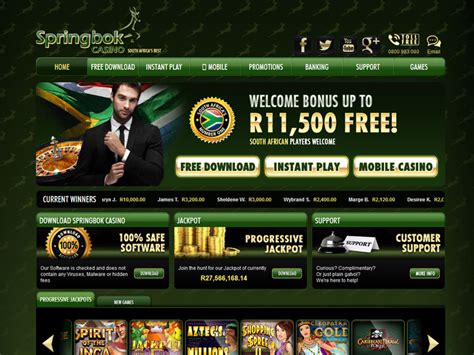 springbok casino welcome bonus